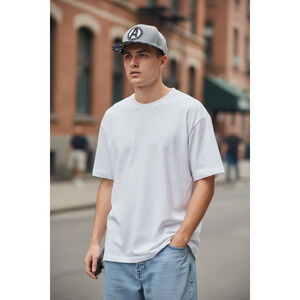 Marvel Avengers Logo Snapback Cap Gray Hat Superhero Print Brim Hero Icons